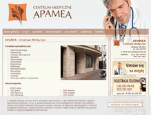 Tablet Screenshot of apamea.pl